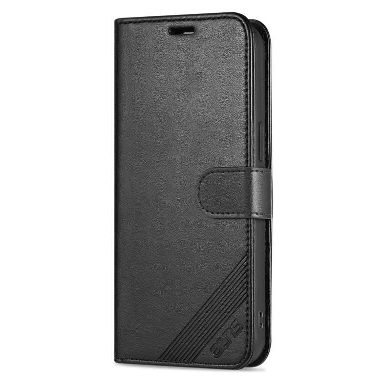 AZNS Sheepskin Texture Flip Leather Phone Case, For iPhone 16e, For iPhone 16 Pro Max, For iPhone 16 Pro, For iPhone 15 Pro Max, For iPhone 15 Pro, For iPhone 15 Plus, For iPhone 15