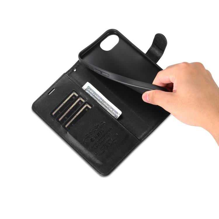 AZNS Sheepskin Texture Flip Leather Phone Case, For iPhone 16e, For iPhone 16 Pro Max, For iPhone 16 Pro, For iPhone 15 Pro Max, For iPhone 15 Pro, For iPhone 15 Plus, For iPhone 15