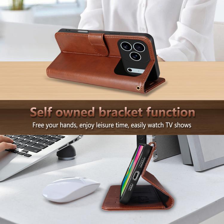 AZNS Sheepskin Texture Flip Leather Phone Case, For iPhone 16e, For iPhone 16 Pro Max, For iPhone 16 Pro, For iPhone 15 Pro Max, For iPhone 15 Pro, For iPhone 15 Plus, For iPhone 15