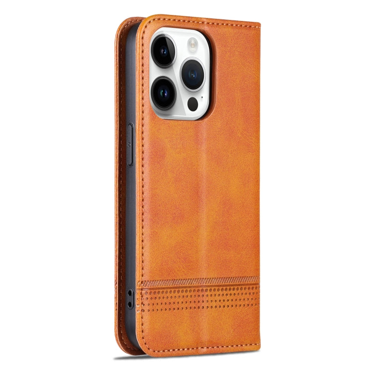 AZNS Magnetic Calf Texture Flip Leather Phone Case