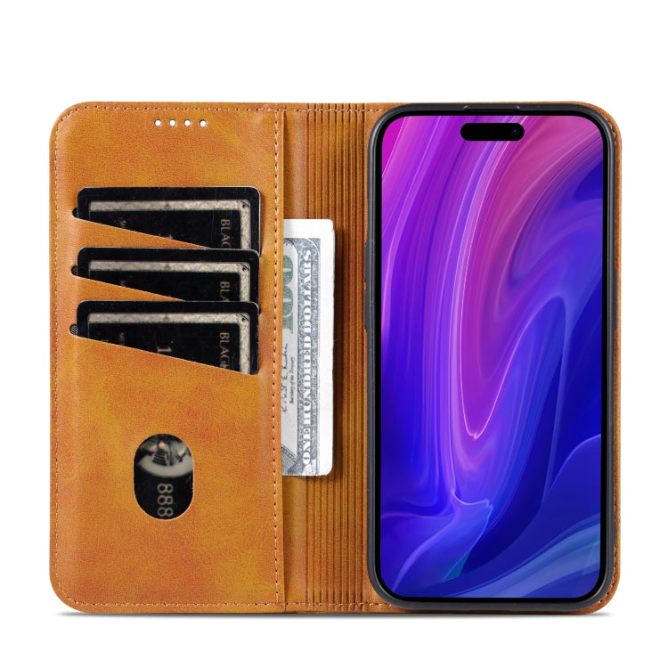 AZNS Magnetic Calf Texture Flip Leather Phone Case