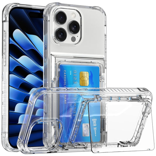 Crystal Clear Flip Card Slot Phone Case, For iPhone 16 Pro Max, For iPhone 16 Pro, For iPhone 16 Plus, For iPhone 16, For iPhone 15 Pro Max, For iPhone 15 Pro, For iPhone 15 Plus, For iPhone 15, For iPhone 14 Plus, For iPhone 14, For iPhone 14 Pro     ...