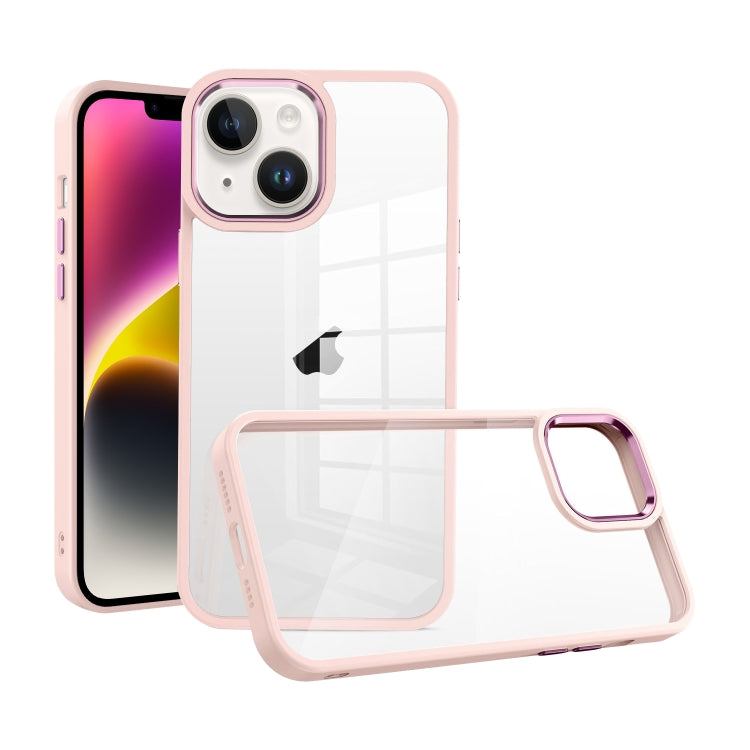 Macaron High Transparent PC Phone Case, For iPhone 15 Pro Max, For iPhone 15 Pro, For iPhone 15, For iPhone 14 Plus