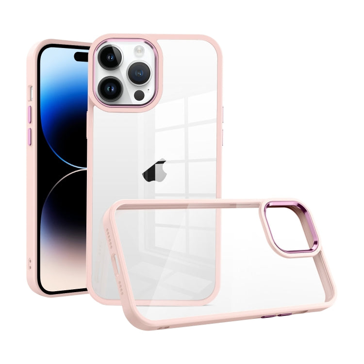 Macaron High Transparent PC Phone Case, For iPhone 15 Pro Max, For iPhone 15 Pro, For iPhone 15, For iPhone 14 Plus