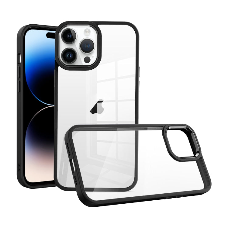 Macaron High Transparent PC Phone Case, For iPhone 15 Pro Max, For iPhone 15 Pro, For iPhone 15, For iPhone 14 Plus