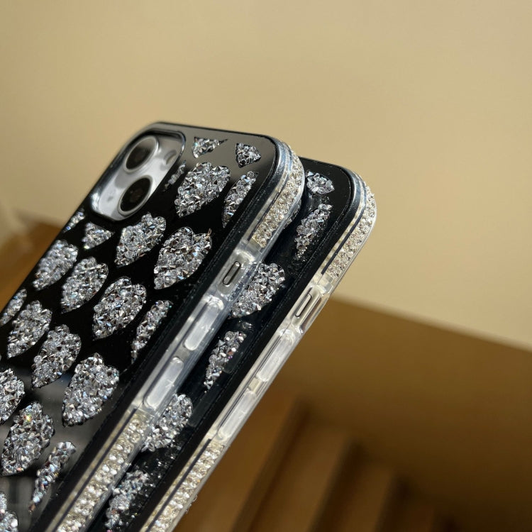 Love Hearts Diamond Mirror TPU Phone Case, For iPhone 11 Pro Max, For iPhone 11