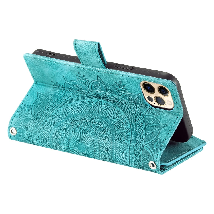 Multi-Card Totem Zipper Leather Phone Case, For iPhone 12 / 12 Pro, For iPhone 12 Pro Max, For iPhone 11 Pro Max, For iPhone 11