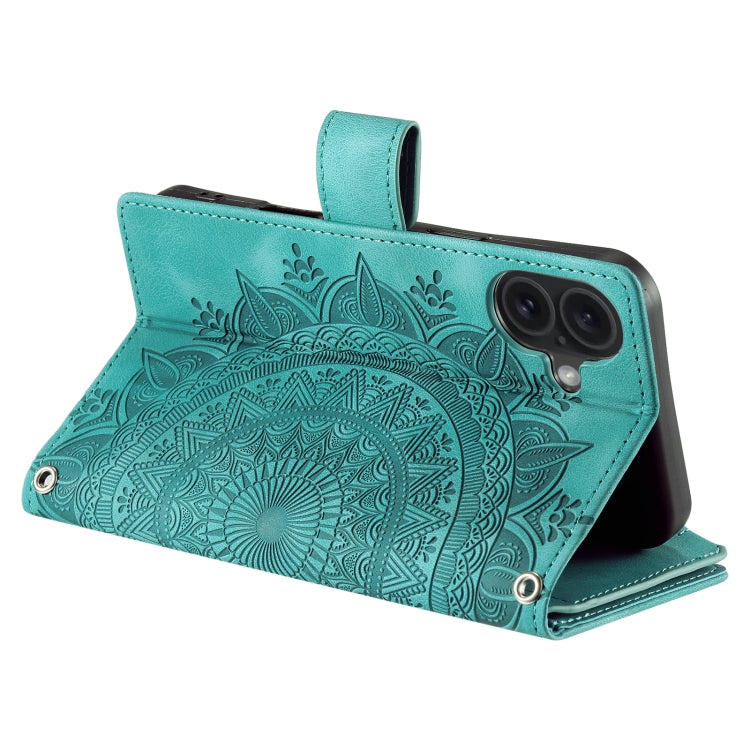 Multi-Card Totem Zipper Leather Phone Case, For iPhone 16, For iPhone 15 Pro Max, For iPhone 15 Pro, For iPhone 15 Plus