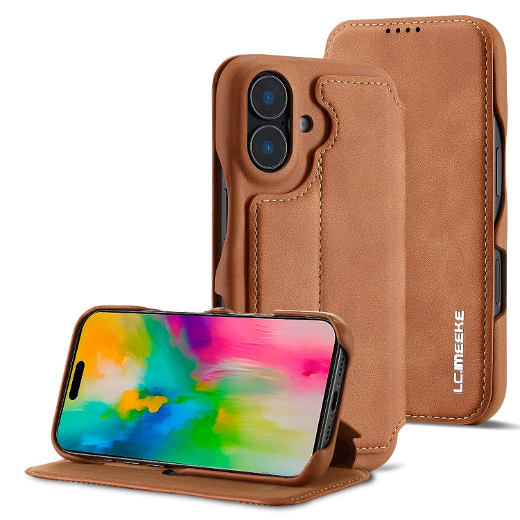 LC.IMEEKE Hon Ancient Series Flip Leather Phone Case, For iPhone 15 Pro Max, For iPhone 15 Pro, For iPhone 15 Plus, For iPhone 15