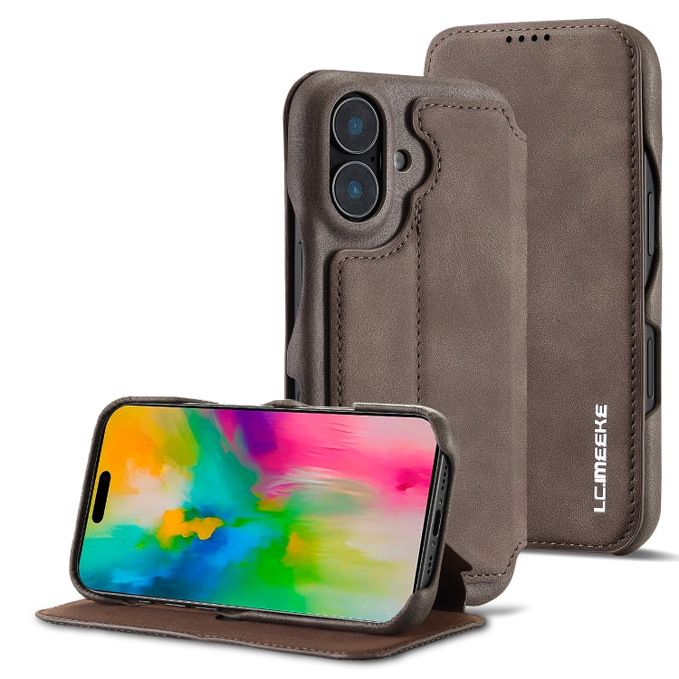 LC.IMEEKE Hon Ancient Series Flip Leather Phone Case, For iPhone 15 Pro Max, For iPhone 15 Pro, For iPhone 15 Plus, For iPhone 15