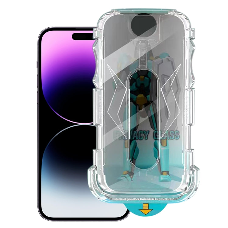 Easy Install 28 Degree Privacy Armor Tempered Glass Film, For iPhone 16e, For iPhone 16 Pro Max, For iPhone 16 Pro, For iPhone 16 Plus, For iPhone 16, For iPhone 15 Pro Max, For iPhone 15 Pro, For iPhone 15 Plus, For iPhone 15...