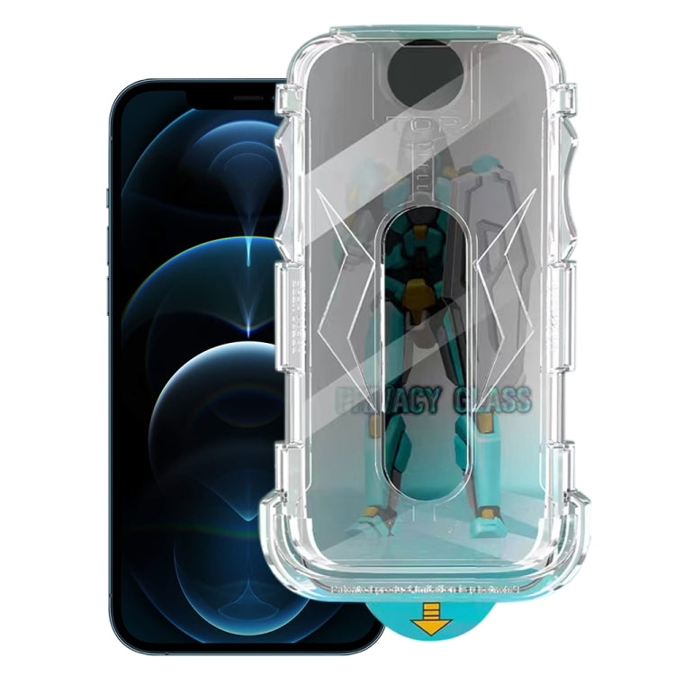 Easy Install 28 Degree Privacy Armor Tempered Glass Film, For iPhone 16e, For iPhone 16 Pro Max, For iPhone 16 Pro, For iPhone 16 Plus, For iPhone 16, For iPhone 15 Pro Max, For iPhone 15 Pro, For iPhone 15 Plus, For iPhone 15...