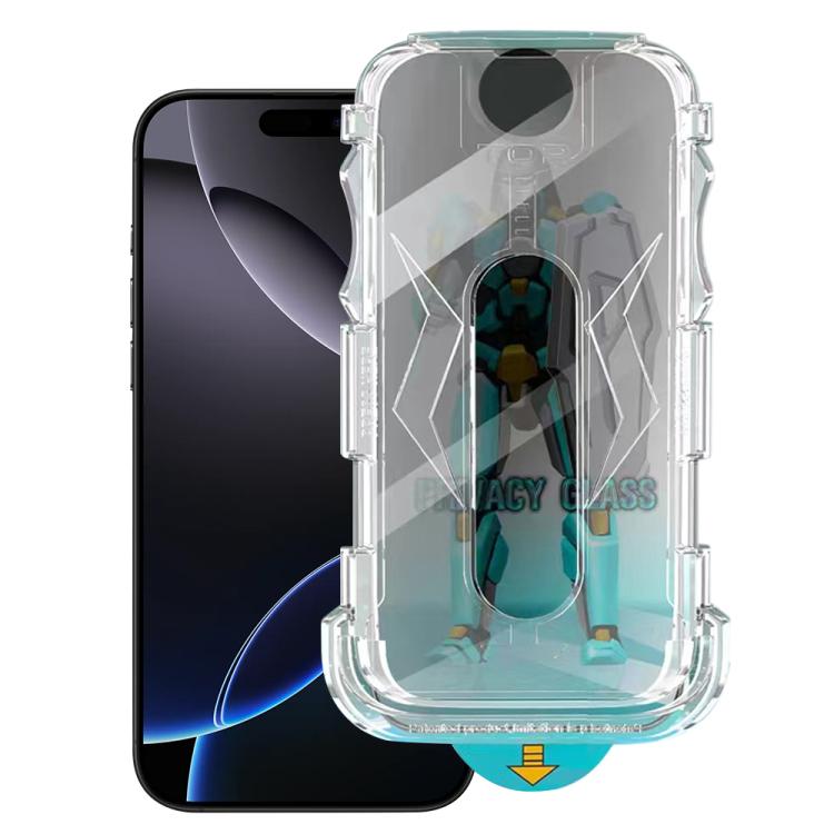Easy Install 28 Degree Privacy Armor Tempered Glass Film, For iPhone 16e, For iPhone 16 Pro Max, For iPhone 16 Pro, For iPhone 16 Plus, For iPhone 16, For iPhone 15 Pro Max, For iPhone 15 Pro, For iPhone 15 Plus, For iPhone 15...