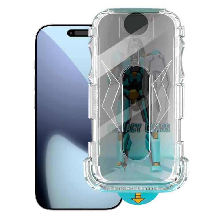 Easy Install 28 Degree Privacy Armor Tempered Glass Film, For iPhone 16e, For iPhone 16 Pro Max, For iPhone 16 Pro, For iPhone 16 Plus, For iPhone 16, For iPhone 15 Pro Max, For iPhone 15 Pro, For iPhone 15 Plus, For iPhone 15...