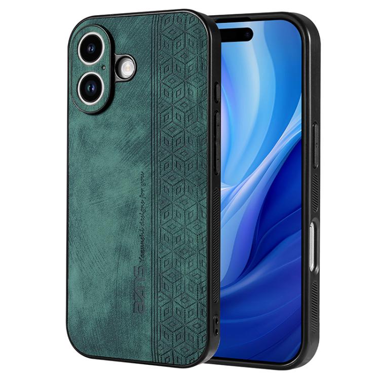 AZNS 3D Embossed Skin Feel Phone Case, For iPhone 16e, For iPhone 16 Pro Max, For iPhone 16 Pro, For iPhone 16 Plus
