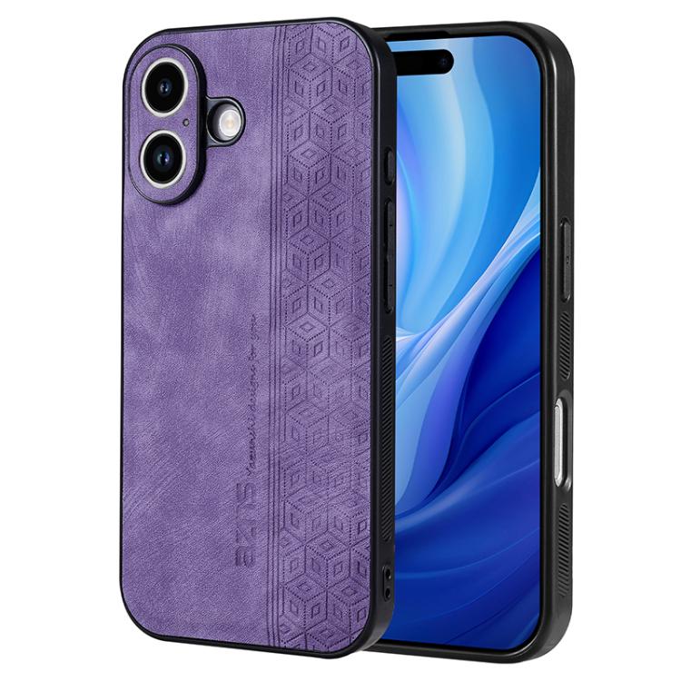 AZNS 3D Embossed Skin Feel Phone Case, For iPhone 16e, For iPhone 16 Pro Max, For iPhone 16 Pro, For iPhone 16 Plus