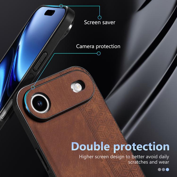 AZNS 3D Embossed Skin Feel Phone Case, For iPhone 16, For iPhone 15 Pro Max, For iPhone 15 Pro, For iPhone 15 Plus