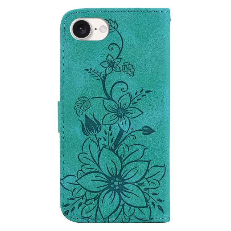 Lily Embossed Leather Phone Case