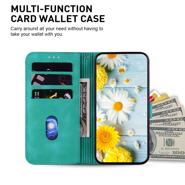 Lily Embossed Leather Phone Case, For iPhone 16, For iPhone 15 Pro Max, For iPhone 15 Pro, For iPhone 15 Plus
