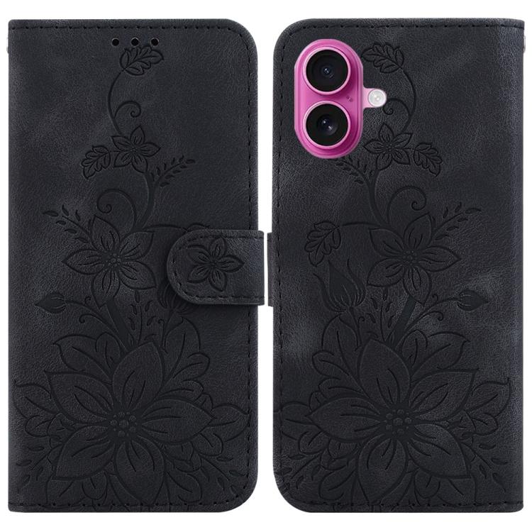 Lily Embossed Leather Phone Case