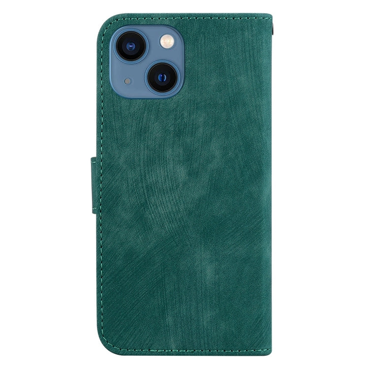 Little Tiger Embossed Leather Phone Case, For iPhone 15, For iPhone 14 Plus, For iPhone 14, For iPhone 14 Pro