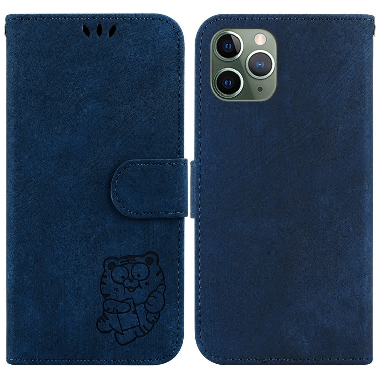 Little Tiger Embossed Leather Phone Case, For iPhone 12 mini, For iPhone 11 Pro Max, For iPhone 11, For iPhone 11 Pro