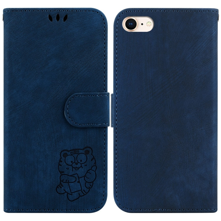Little Tiger Embossed Leather Phone Case, For iPhone 14 Pro Max, For iPhone 7 / 8 / SE 2022 / 2020, For iPhone 13 Pro Max, For iPhone 13 Pro