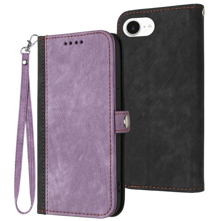 Side Buckle Double Fold Hand Strap Leather Phone Case, For iPhone 17 Pro Max, For iPhone 17 Pro, For iPhone 17, For iPhone 17 Air