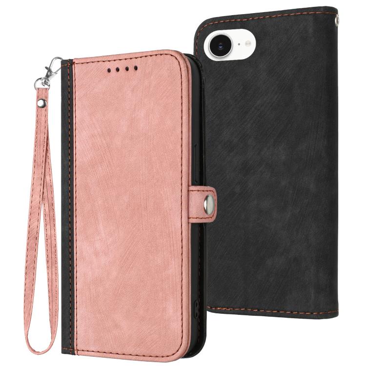 Side Buckle Double Fold Hand Strap Leather Phone Case, For iPhone 17 Pro Max, For iPhone 17 Pro, For iPhone 17, For iPhone 17 Air