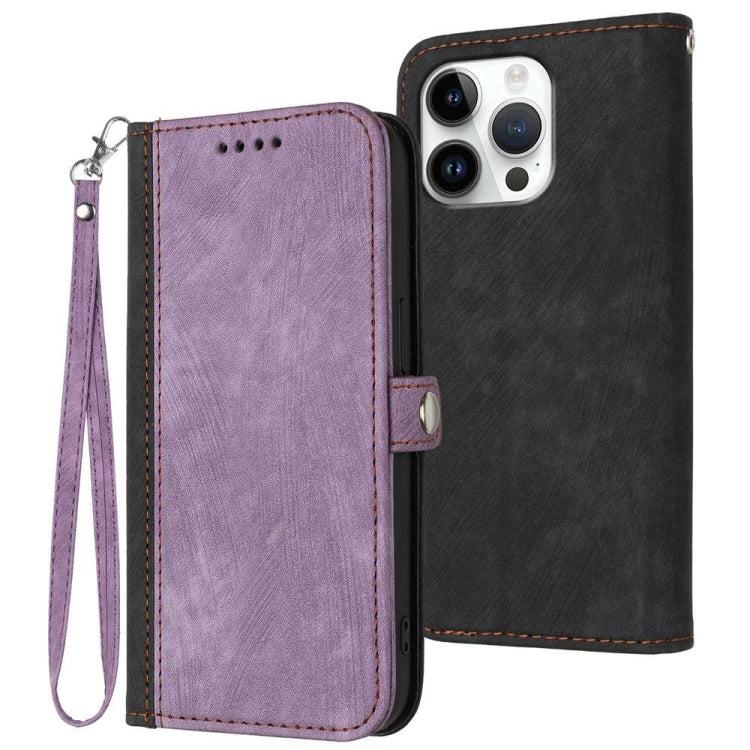 Side Buckle Double Fold Hand Strap Leather Phone Case, iPhone 16e, For iPhone 16 Pro Max, For iPhone 16 Pro, For iPhone 16 Plus