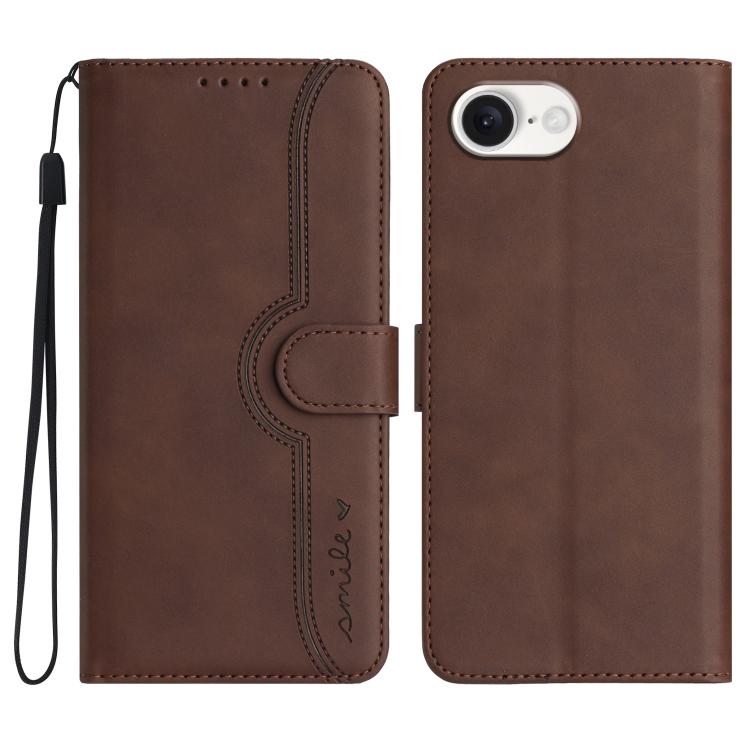 Heart Pattern Skin Feel Leather Phone Case, For iPhone 17 Pro Max, For iPhone 17 Pro, For iPhone 17, For iPhone Air
