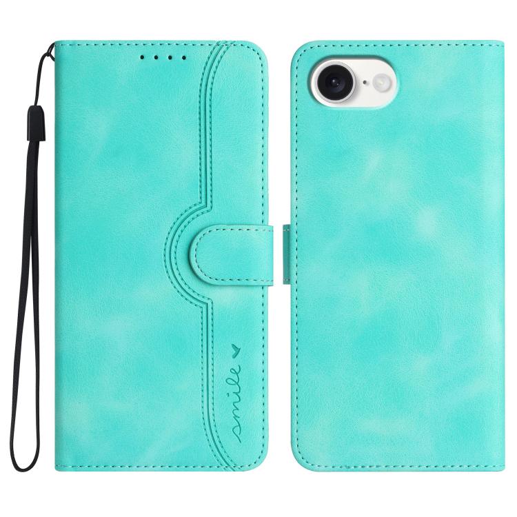 Heart Pattern Skin Feel Leather Phone Case, For iPhone 17 Pro Max, For iPhone 17 Pro, For iPhone 17, For iPhone Air