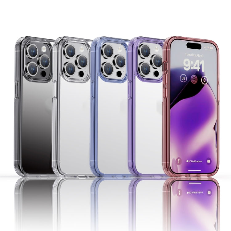 iPAKY Hanguang Series Transparent TPU+PC Phone Case, For iPhone 15 Pro Max, For iPhone 15 Pro, For iPhone 15 Plus, For iPhone 15