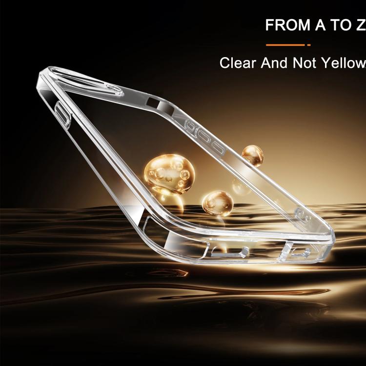 iPAKY Crystal Clear Series Shockproof PC + TPU Protective Phone Case, For iPhone 16e, For iPhone 16 Pro Max, For iPhone 16 Pro, For iPhone 16 Plus, For iPhone 16, For iPhone 15 Pro Max, For iPhone 15 Pro, For iPhone 15 Plus, For iPhone 15