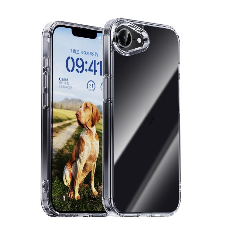 iPAKY Crystal Clear Series Shockproof PC + TPU Protective Phone Case, For iPhone 16e, For iPhone 16 Pro Max, For iPhone 16 Pro, For iPhone 16 Plus, For iPhone 16, For iPhone 15 Pro Max, For iPhone 15 Pro, For iPhone 15 Plus, For iPhone 15