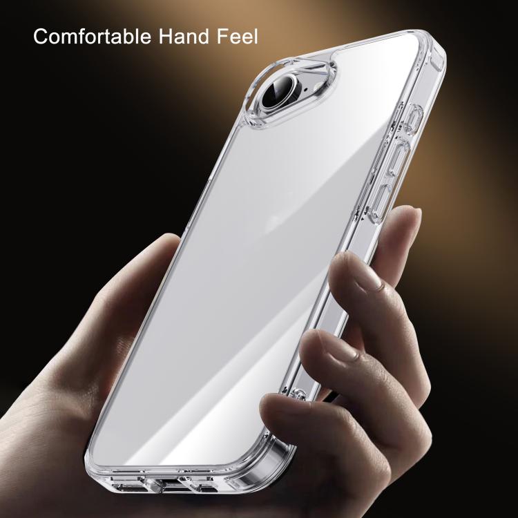iPAKY Crystal Clear Series Shockproof PC + TPU Protective Phone Case, For iPhone 16e, For iPhone 16 Pro Max, For iPhone 16 Pro, For iPhone 16 Plus, For iPhone 16, For iPhone 15 Pro Max, For iPhone 15 Pro, For iPhone 15 Plus, For iPhone 15