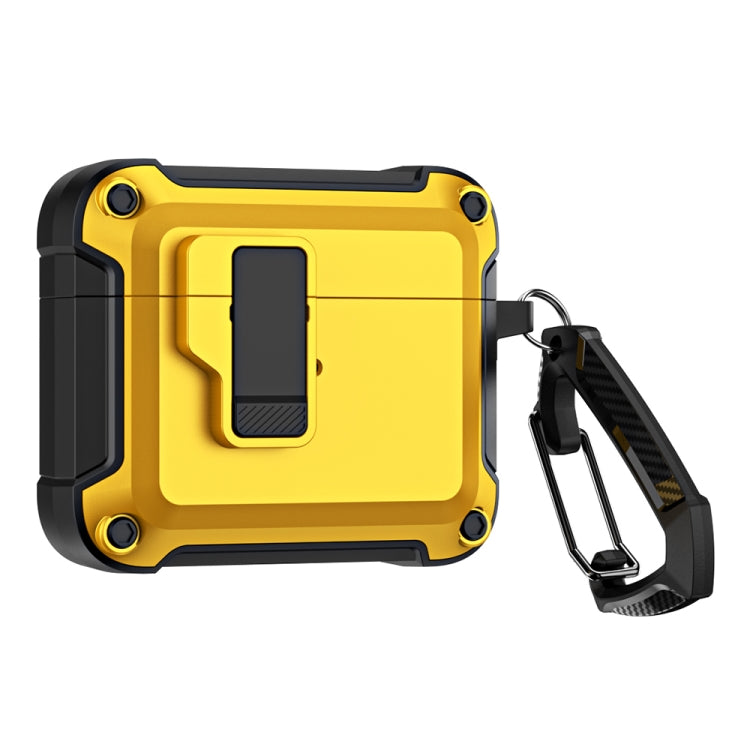 TPU + PC Wireless Bluetooth Earphone Protective Case with Switch Lock & Hook, For AirPods 3