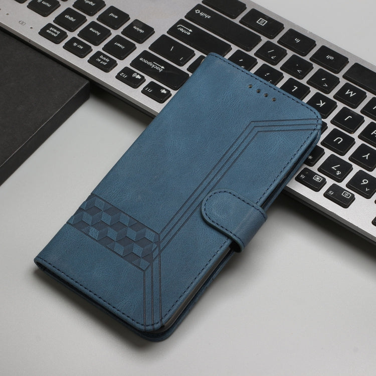 Cubic Skin Feel Flip Leather Phone Case, For iPhone 16, For iPhone 15 Pro Max, For iPhone 15 Pro, For iPhone 15 Plus