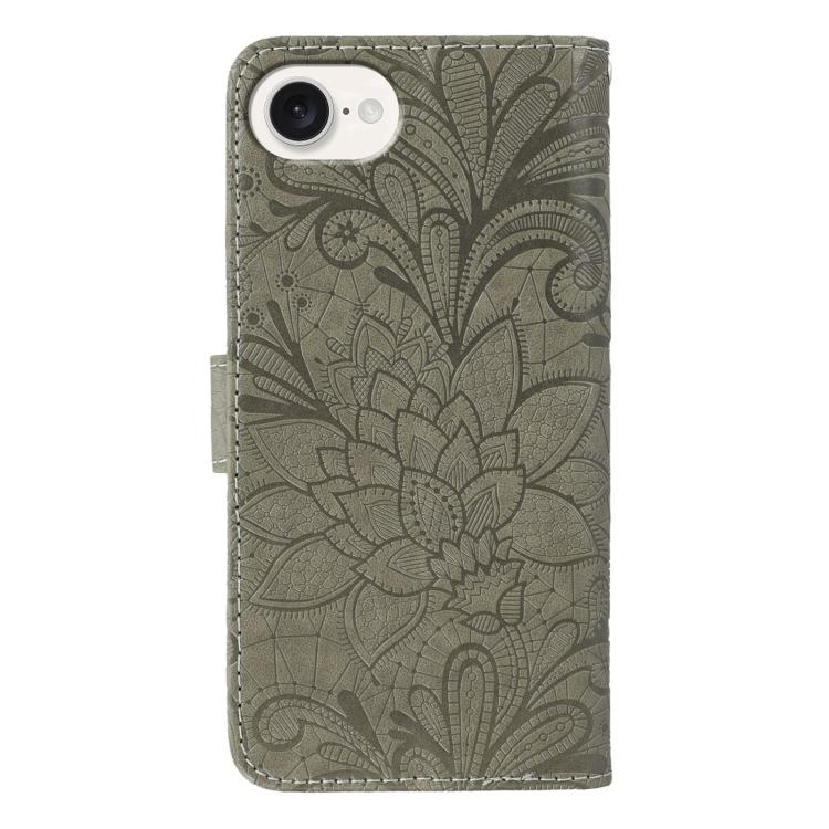 Lace Flower Embossing Flip Leather Phone Case, For iPhone 17 Pro Max, For iPhone 17 Pro, For iPhone 17, For iPhone Air