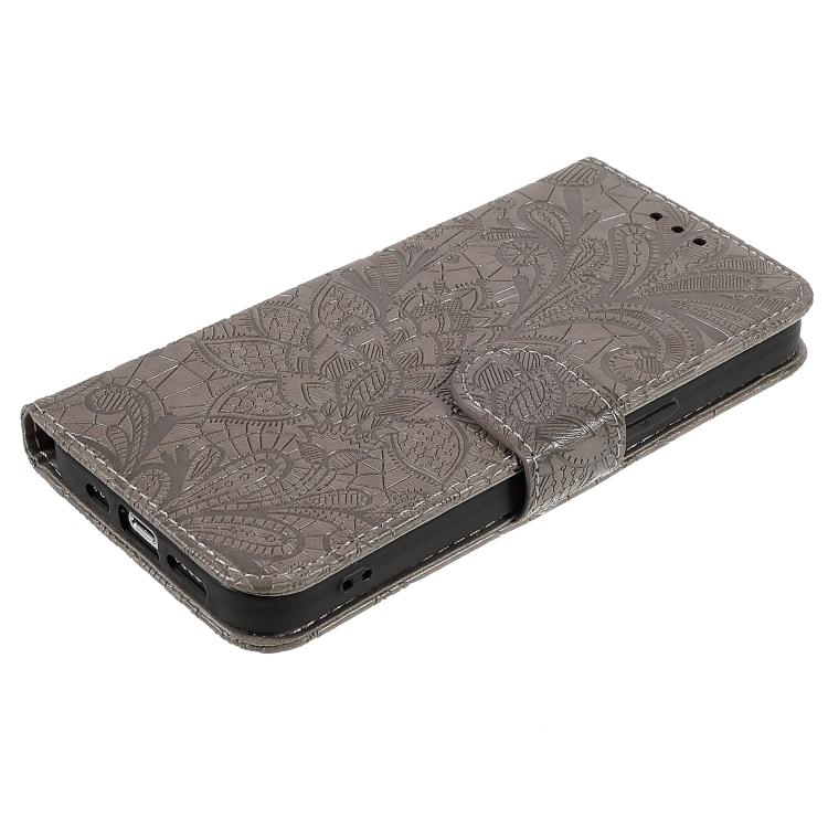 Lace Flower Embossing Flip Leather Phone Case, For iPhone 17 Pro Max, For iPhone 17 Pro, For iPhone 17, For iPhone Air