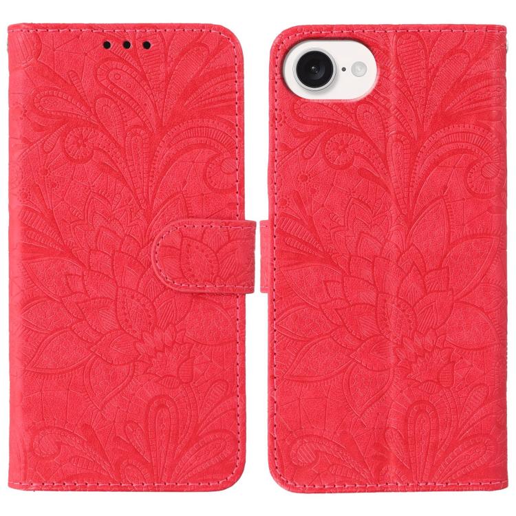 Lace Flower Embossing Flip Leather Phone Case, For iPhone 17 Pro Max, For iPhone 17 Pro, For iPhone 17, For iPhone Air