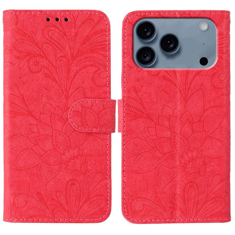 Lace Flower Embossing Flip Leather Phone Case, For iPhone 17 Pro Max, For iPhone 17 Pro, For iPhone 17, For iPhone Air