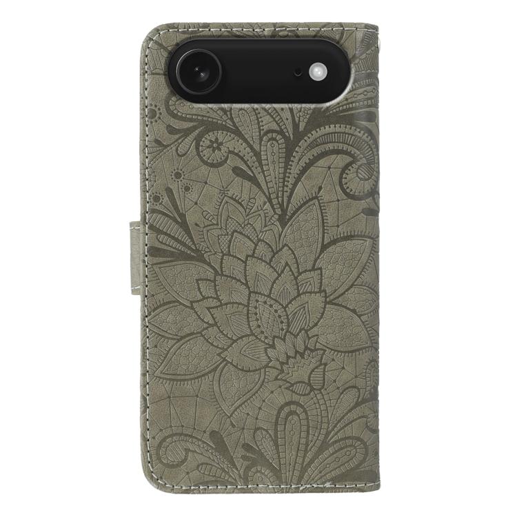Lace Flower Embossing Flip Leather Phone Case