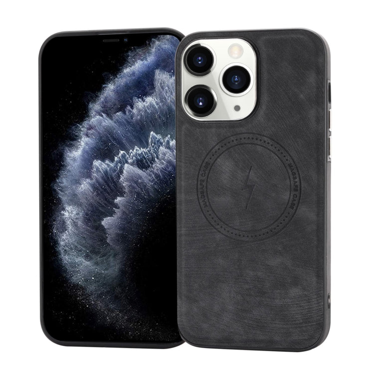 Side PU Hybrid TPU Magsafe Phone Case, For iPhone 11, For iPhone 11 Pro, For iPhone XR, For iPhone XS Max
