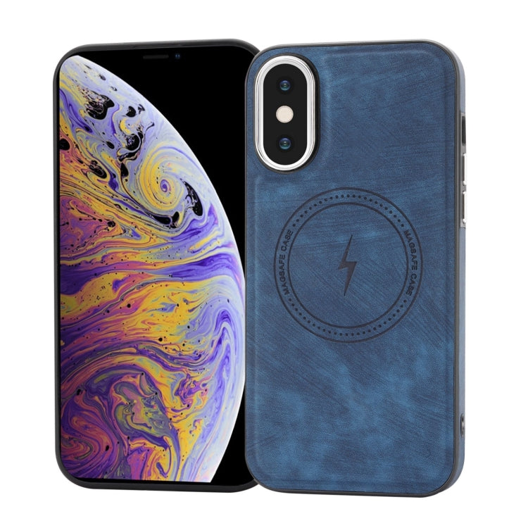 Side PU Hybrid TPU Magsafe Phone Case, For iPhone 11, For iPhone 11 Pro, For iPhone XR, For iPhone XS Max