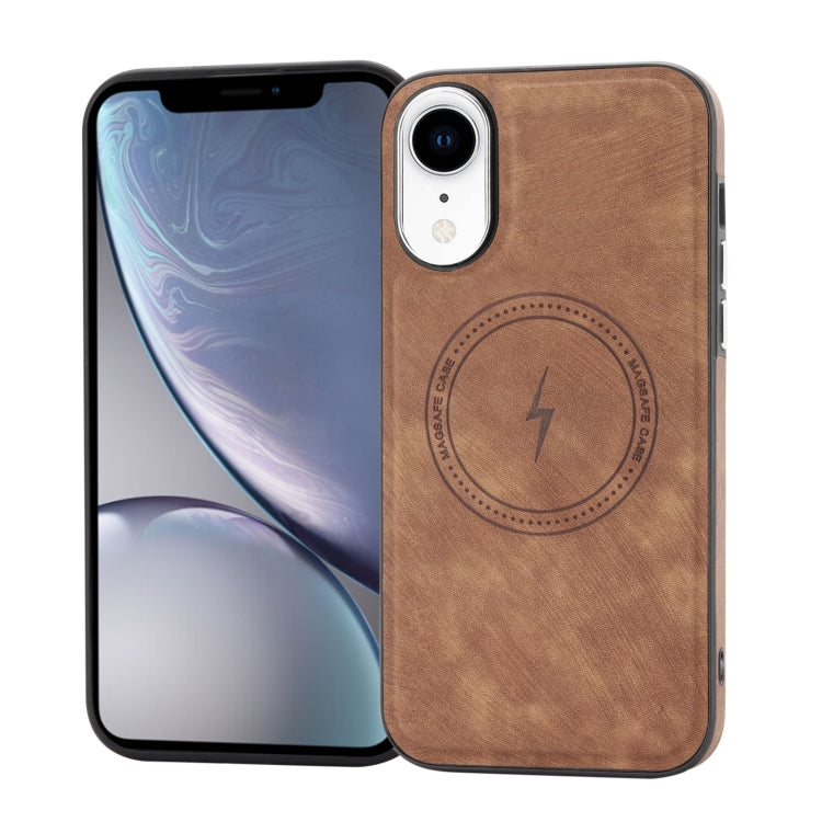 Side PU Hybrid TPU Magsafe Phone Case, For iPhone 11, For iPhone 11 Pro, For iPhone XR, For iPhone XS Max