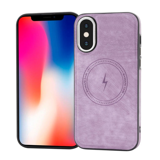 Side PU Hybrid TPU Magsafe Phone Case, For iPhone XS /X, For iPhone 8 Plus / 7 Plus