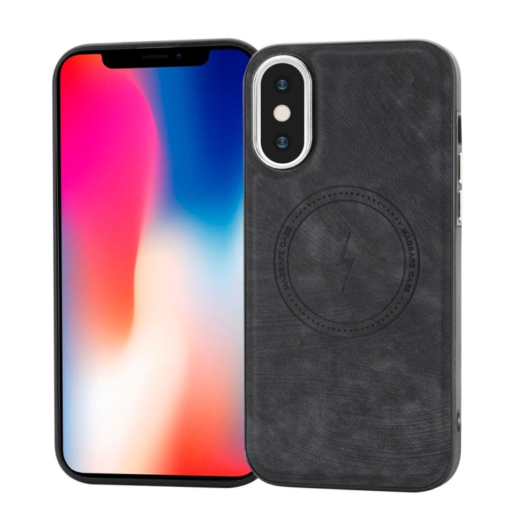 Side PU Hybrid TPU Magsafe Phone Case, For iPhone XS /X, For iPhone 8 Plus / 7 Plus