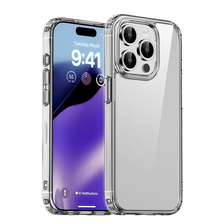 iPAKY XJ Series Transparent PC+TPU Phone Case, For iPhone 16 Pro Max, For iPhone 16 Pro, For iPhone 16 Plus, For iPhone 16, For iPhone 15 Pro Max, For iPhone 15 Pro, For iPhone 15 Plus, For iPhone 15