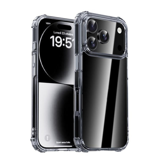 iPAKY XJ Series Transparent PC+TPU Phone Case, For iPhone 16 Pro Max, For iPhone 16 Pro, For iPhone 16 Plus, For iPhone 16, For iPhone 15 Pro Max, For iPhone 15 Pro, For iPhone 15 Plus, For iPhone 15